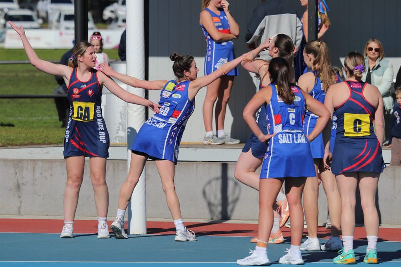 C Grade Netballers got the jump on KWR team. post image