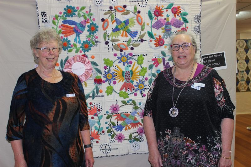 Cup Weekend patchwork display post image