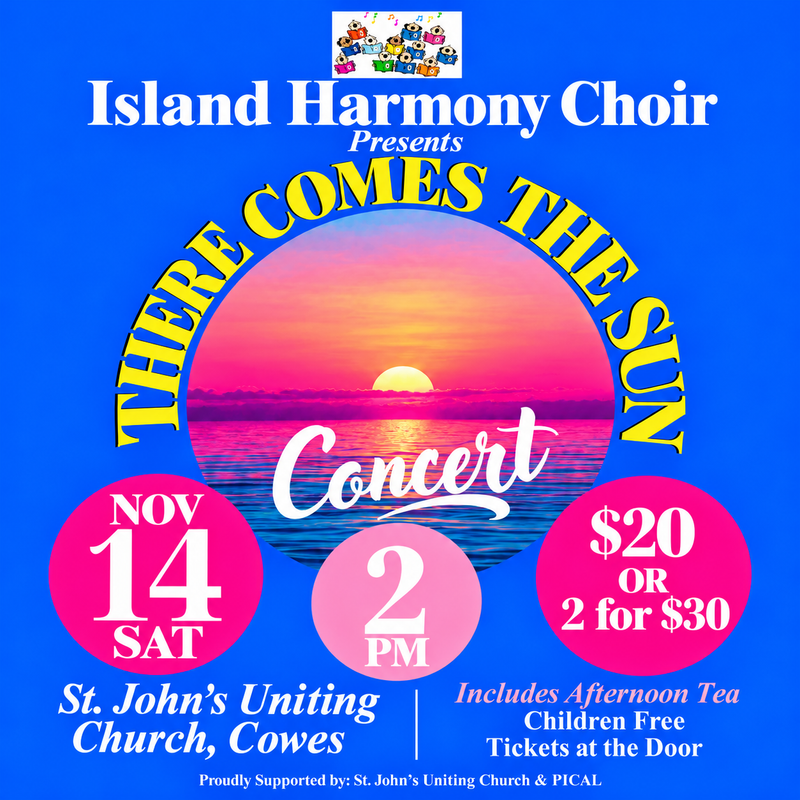 Island Harmony Choir – Here Comes the Sun Concert post image