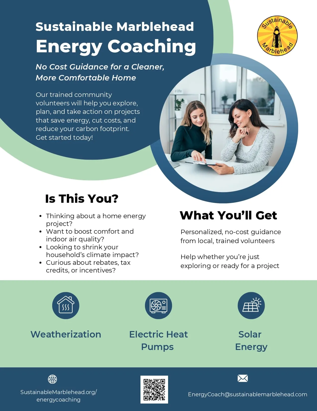 Sustainable Marblehead launches free energy coaching program