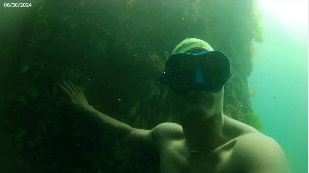 BENEATH THE BLUE: Finding peace in a single breath