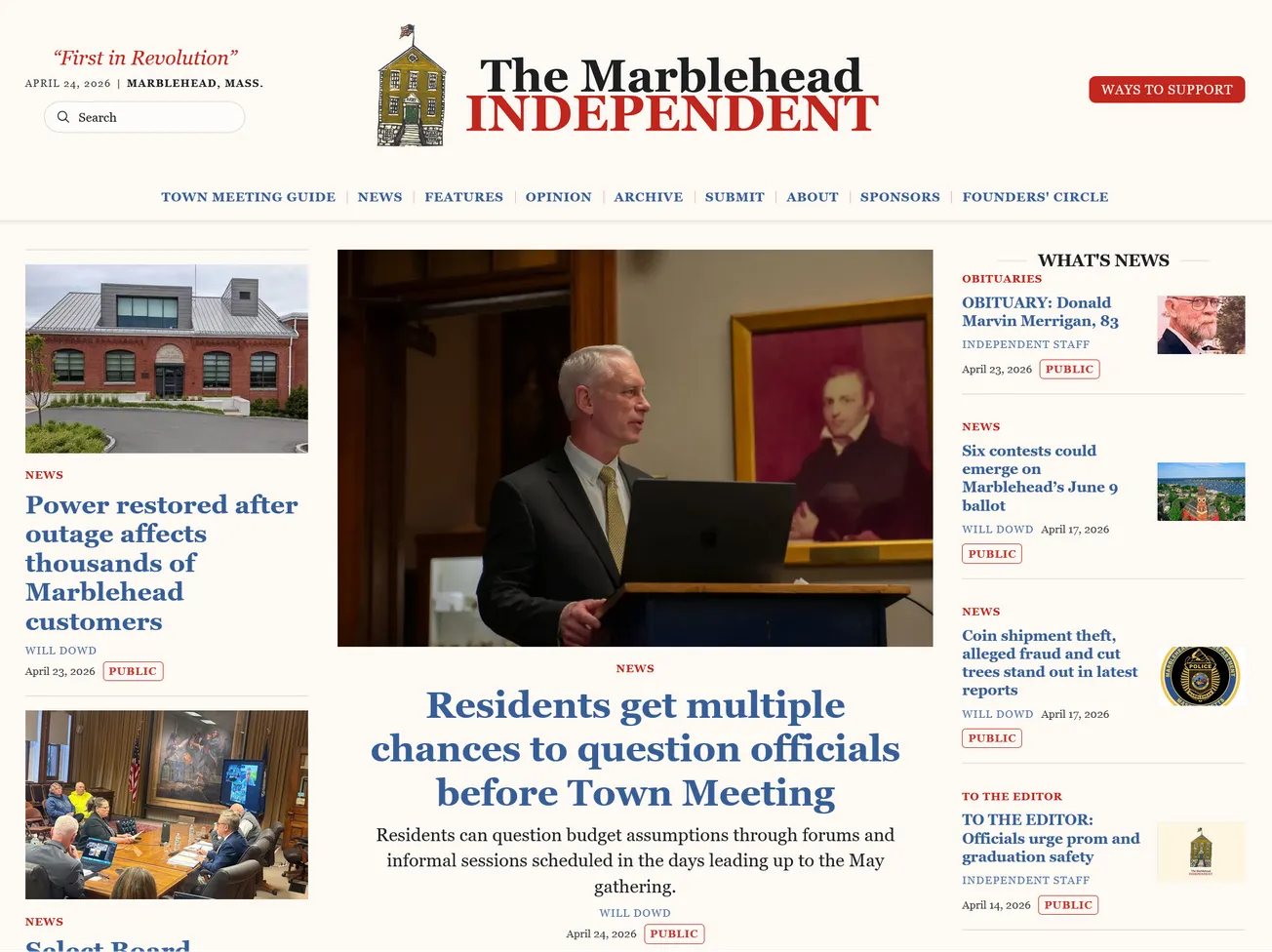 EDITOR'S DESK: The Independent, now with better  bones