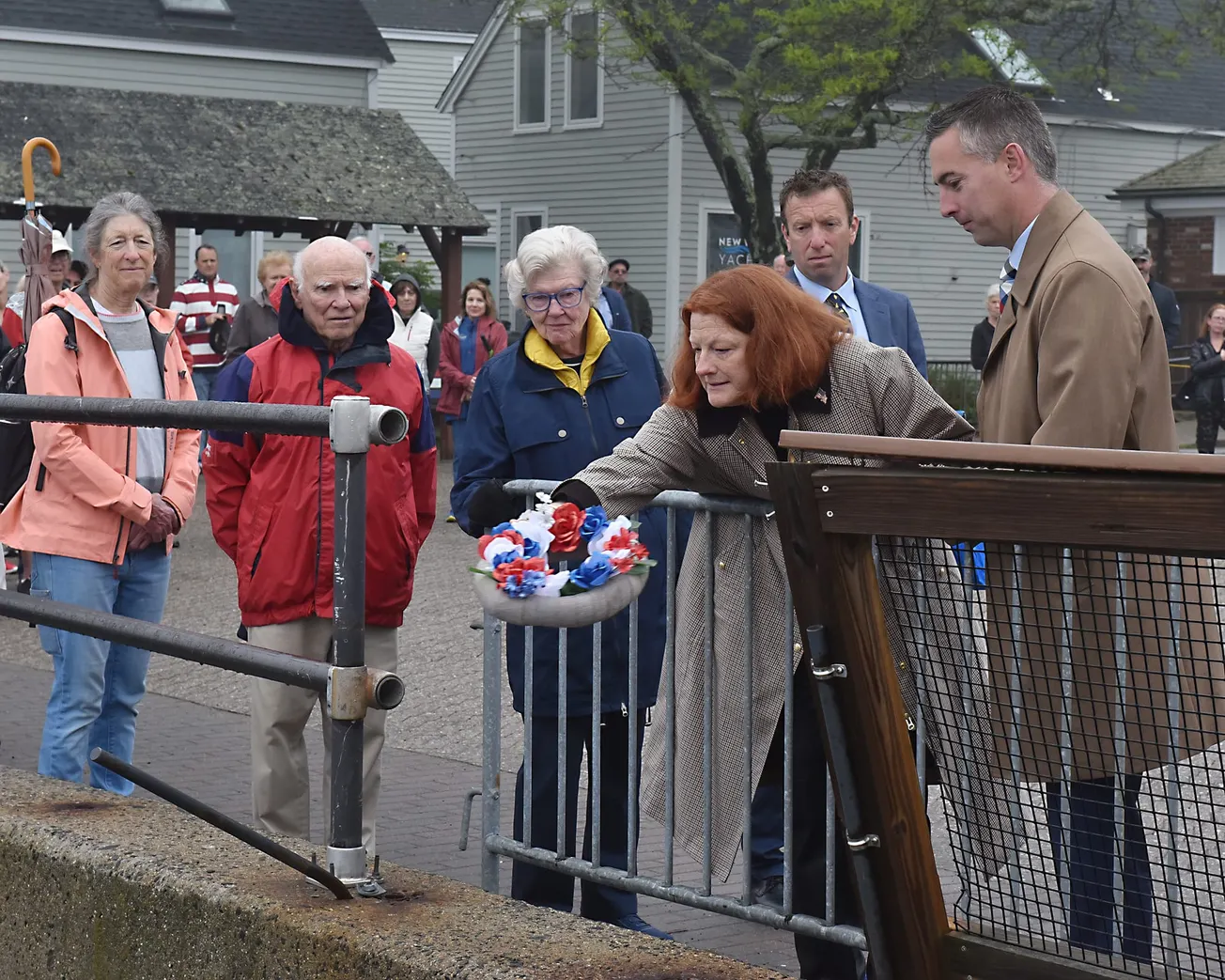 Marblehead closes four days of remembrance in rain and smoke