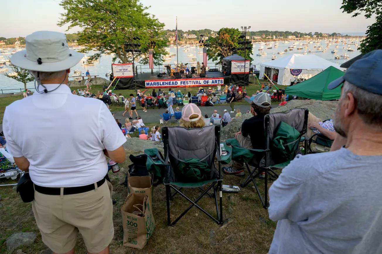 What it takes to light Marblehead Harbor, from weather calls to flare pickups