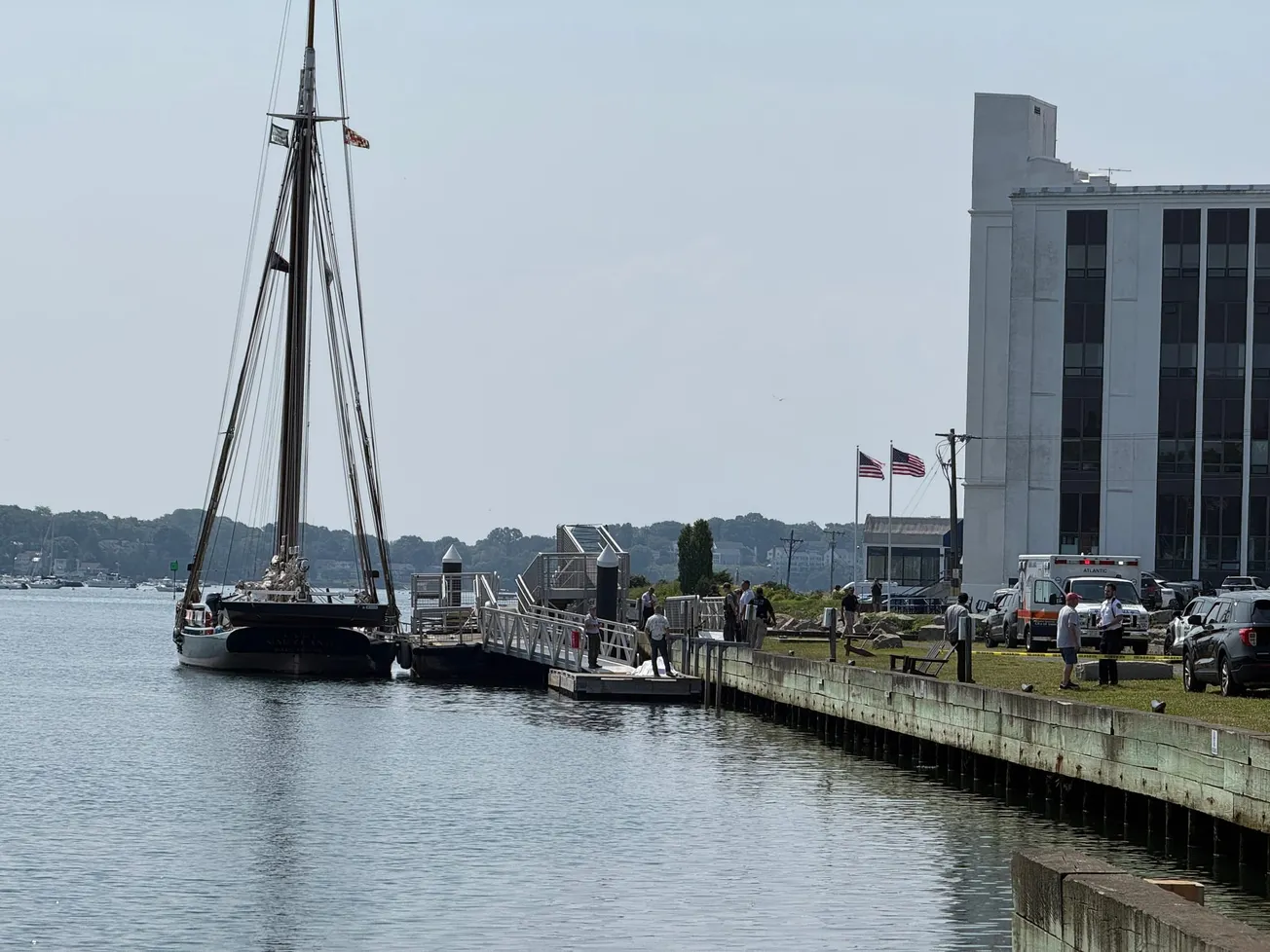 Police cordon off Derby Wharf dock as investigation unfolds