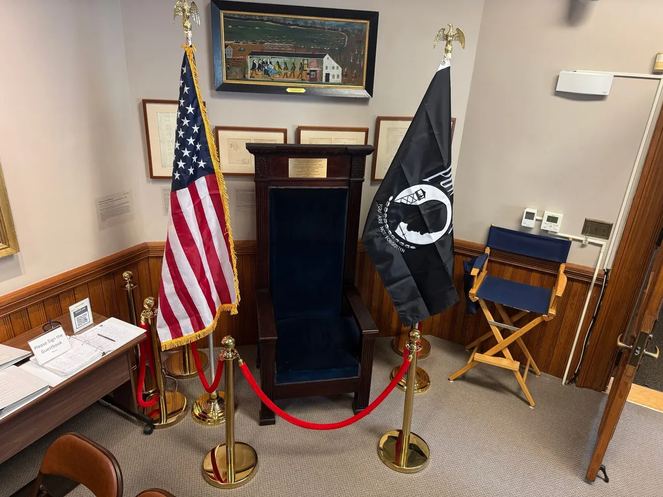 POW/MIA chair reaches Abbot Hall 12 years after first vote, spot still undecided