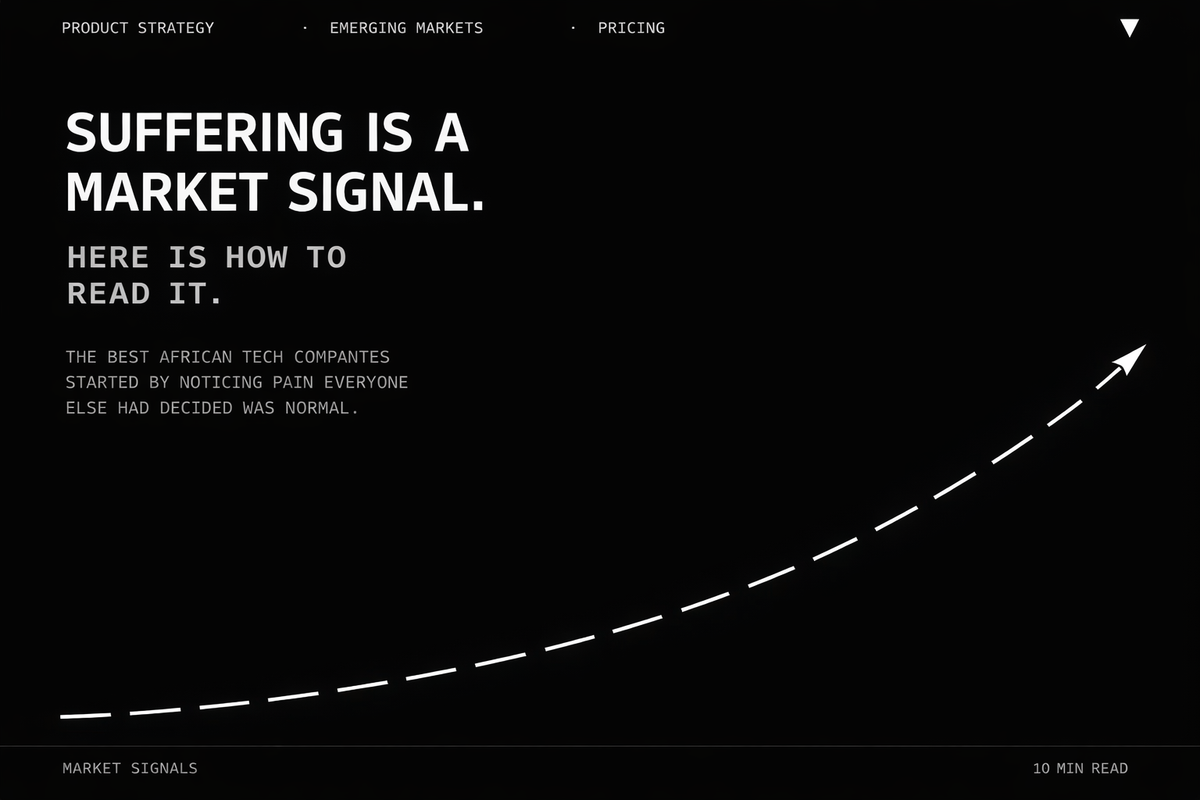 Suffering Is a Market Signal. Here Is How to Read It.