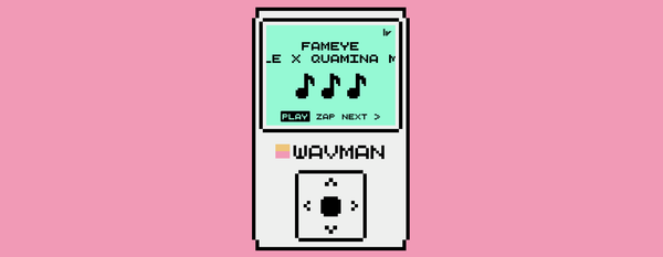 Screenshot of Wavman music player