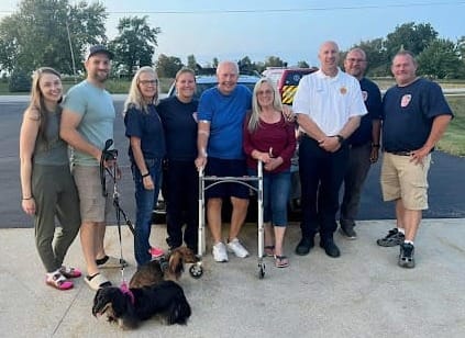 Beyond the Call of Duty: Deputy takes in dogs after owner is rushed to hospital