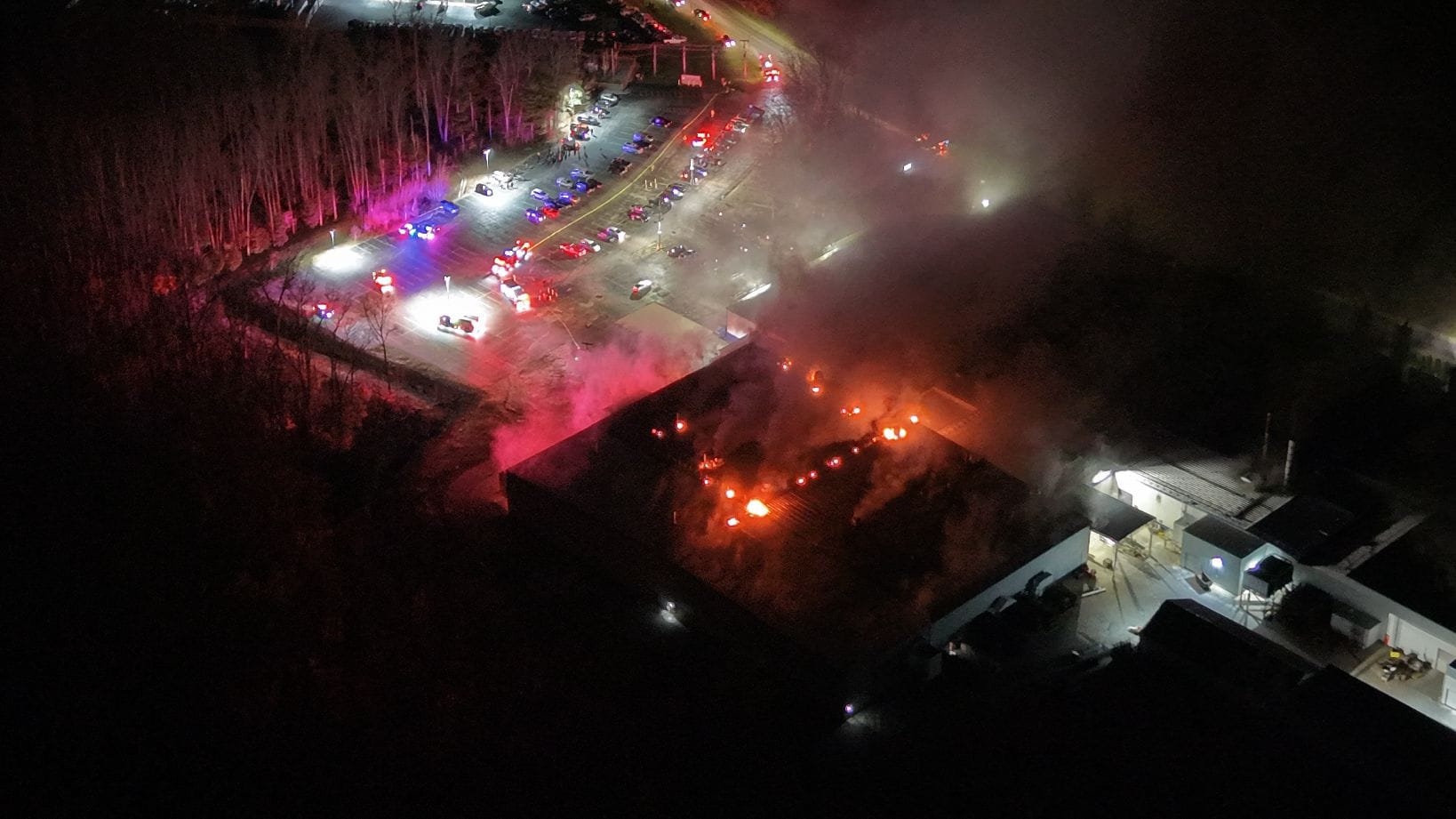 Officials: Building fire at Spring Lake Twp. foundry likely caused by welding, no injuries reported