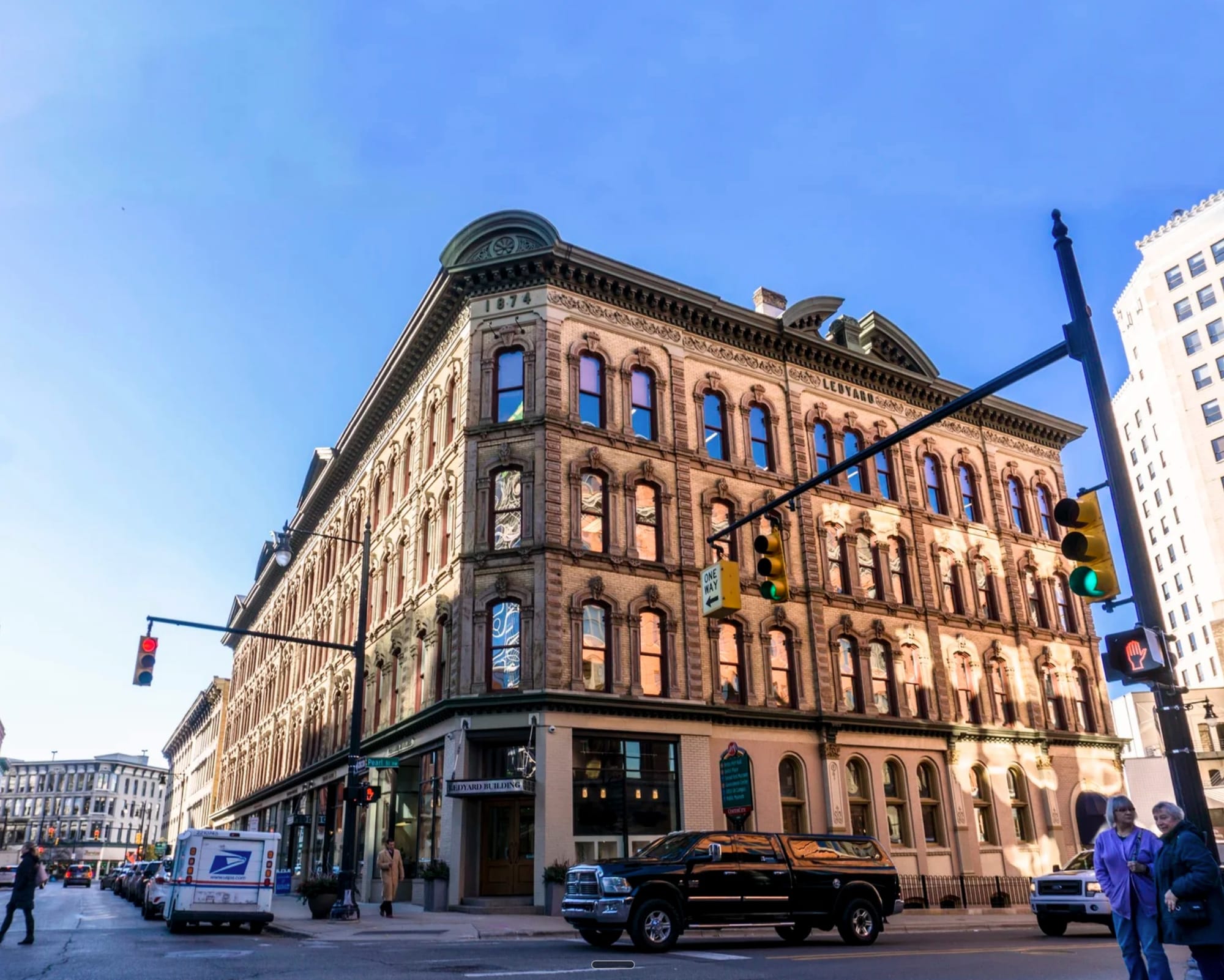 Construction begins on $12.3M conversion of historic Ledyard block into downtown apartments