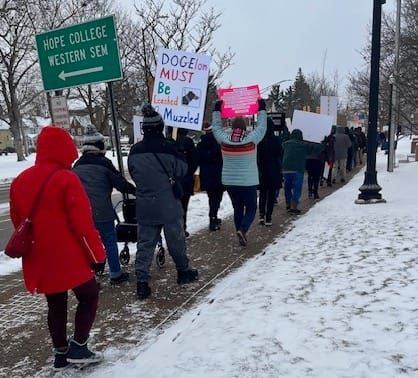 Hollanders march in protest of Trump, demand Huizenga meet with constituents post image