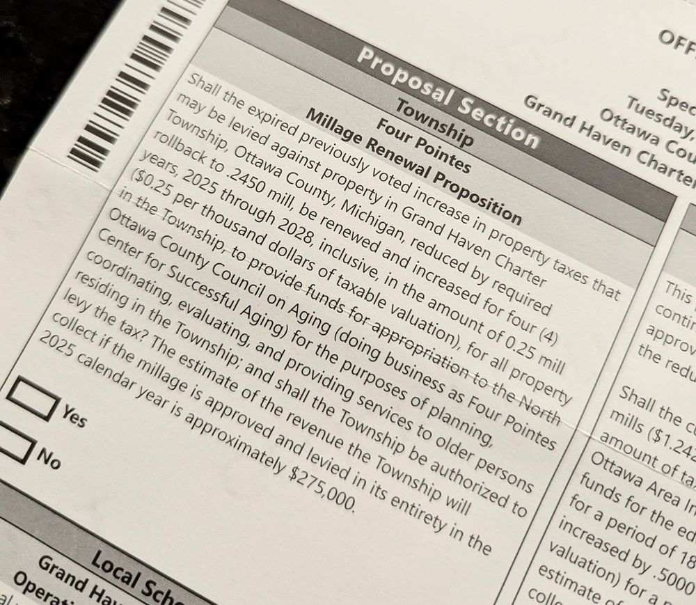 Critical senior services funding on May 6 ballot in GH Twp. post image