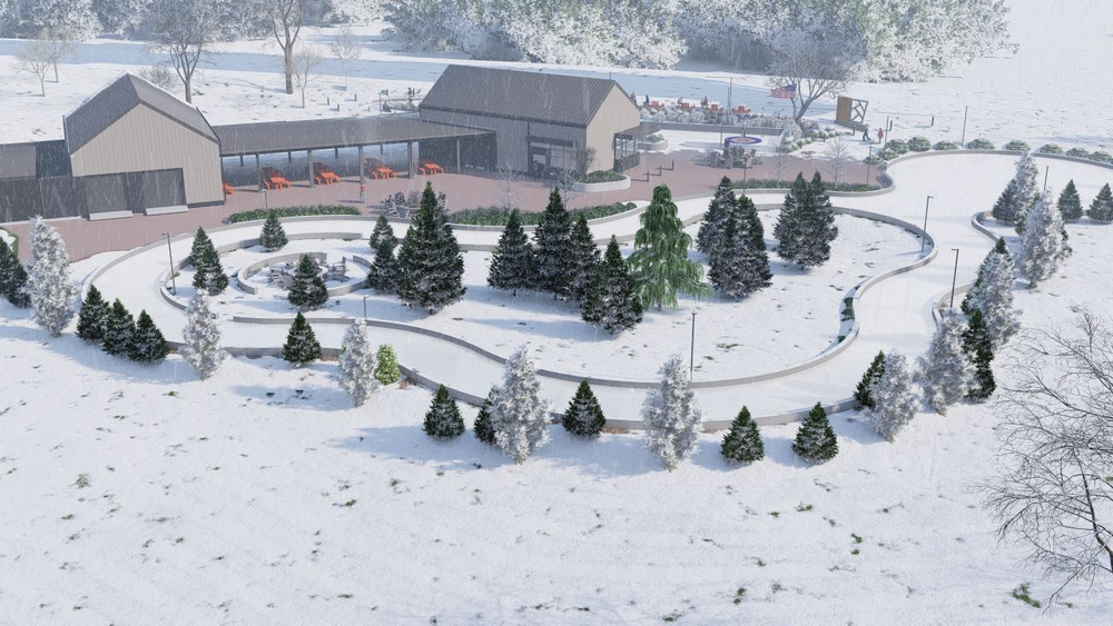 Work continues on Holland ice rink; August opening expected post image