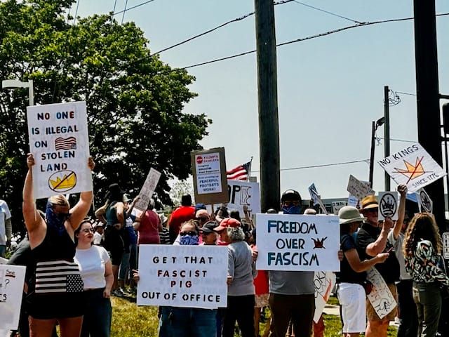 Thousands march in Grand Haven, Holland in nationwide anti-Trump 'No Kings' protests post image