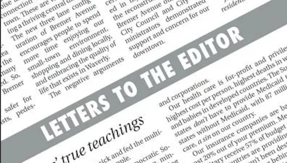 Letters to the Editor: Politics and celebration post image