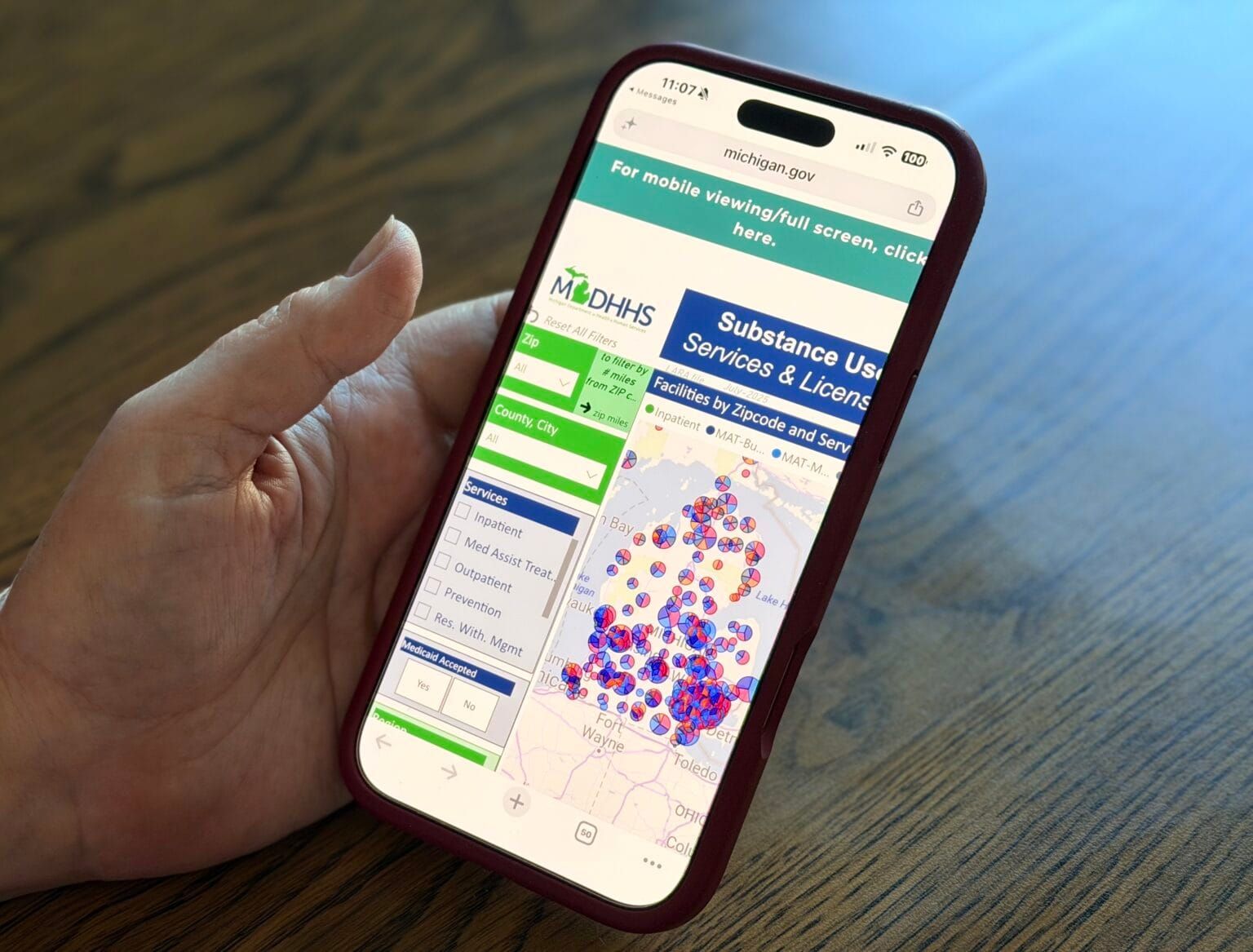 Critics say Michigan’s addiction treatment locator plagued by access and data issues post image