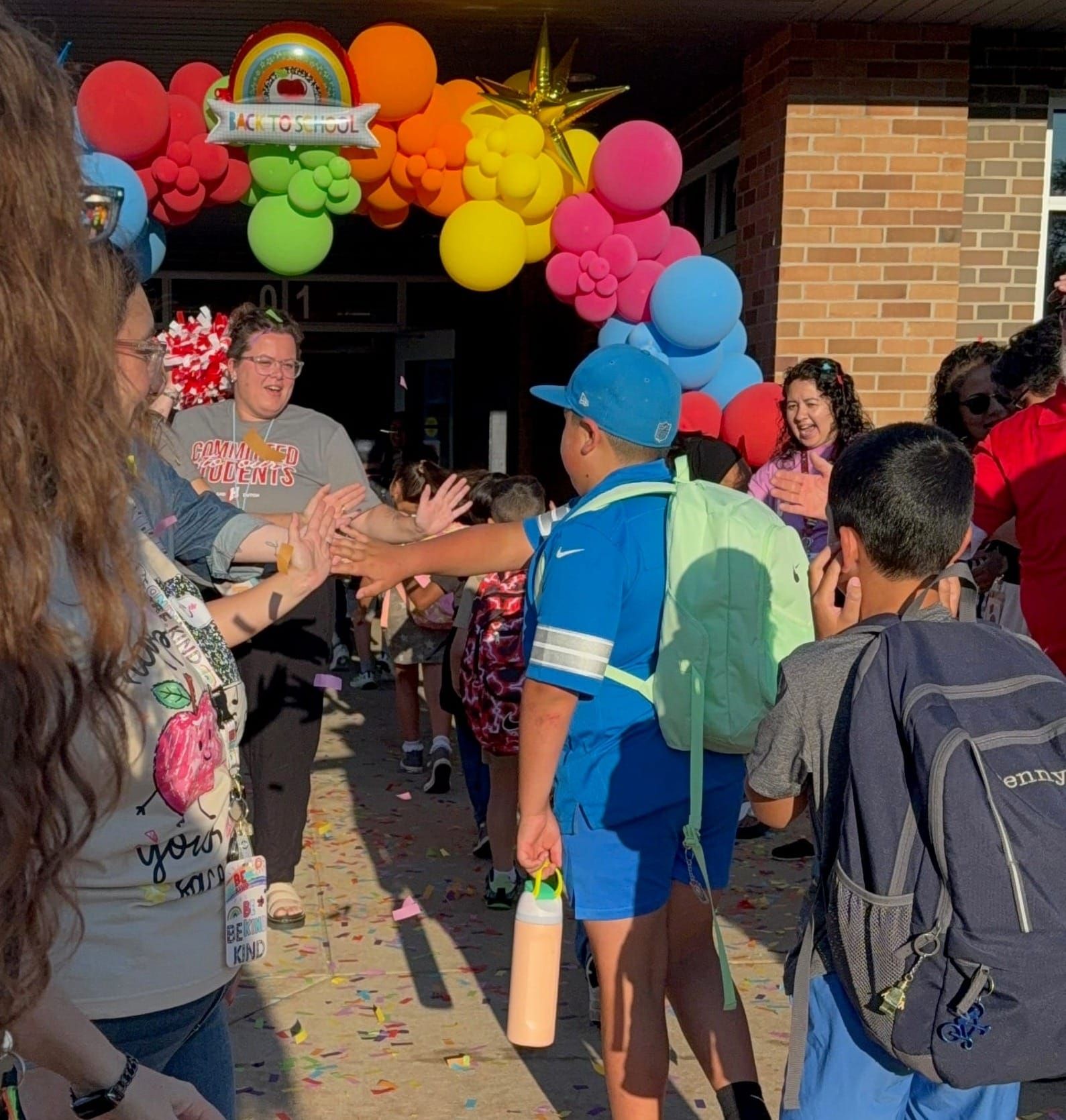Holland Language Academy welcomes students back to school with block party energy post image