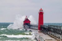 Harbor dredging begins in Grand Haven; boaters advised to exercise caution near pipeline post image