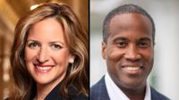 Democrat Benson, GOP's James tackle affordability, federal relations at gubernatorial debate post image