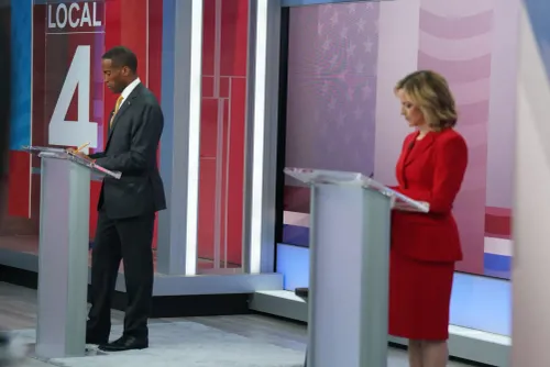 John James, Jocelyn Benson trade claims in governor debate post image
