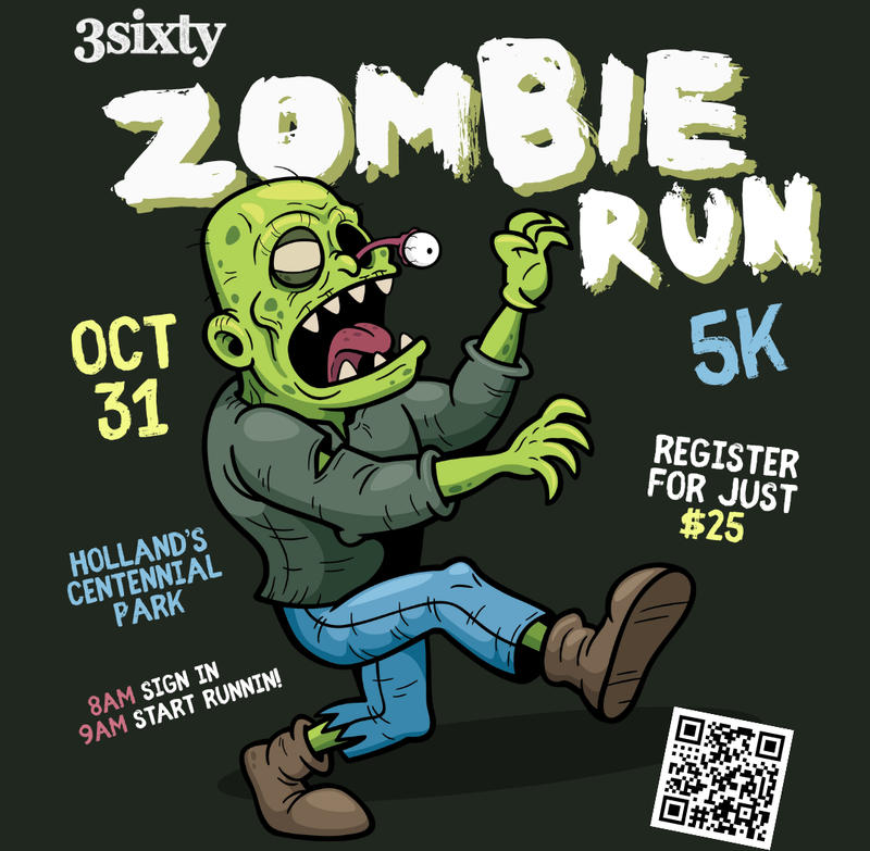 Zombies to take over Holland for 3Sixty's inaugural Halloween 5K post image