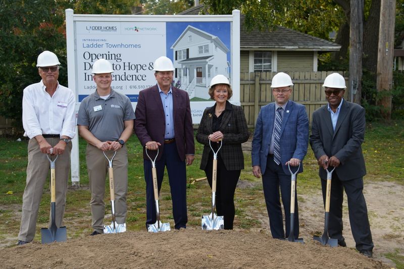 Hope Network, Ladder Homes and Lakeshore Habitat for Humanity break ground on housing project post image