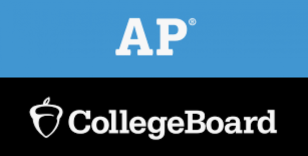 College Board’s logo — instead of a picture of DeSantis