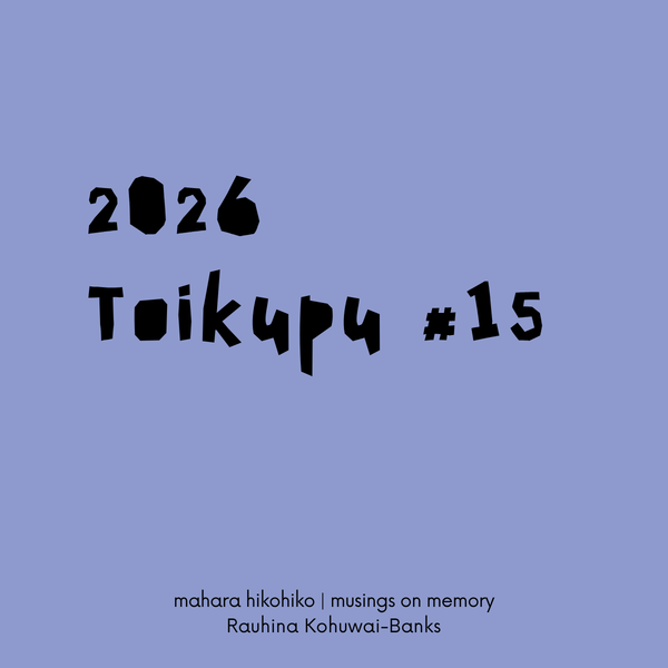 toikupu #15, 2026