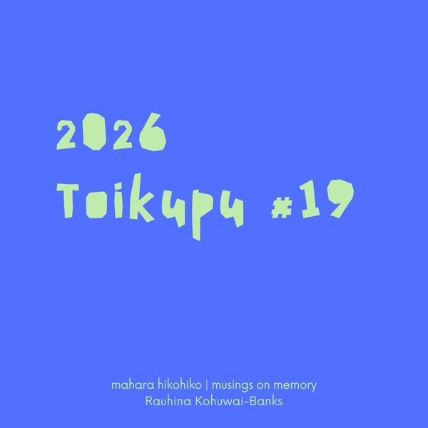 toikupu #19, 2026