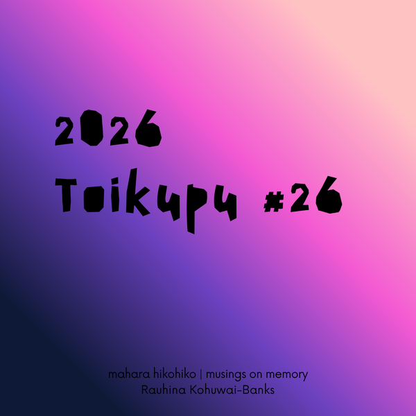 toikupu #26, 2026