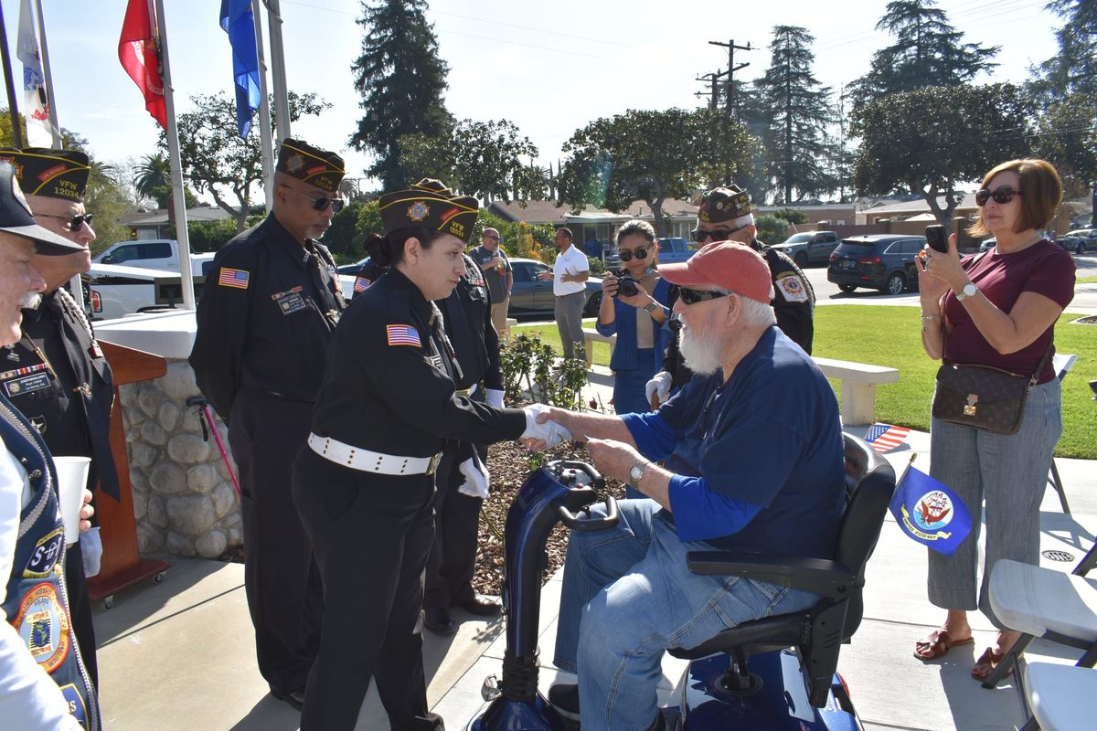 Veteran Groups Unite to Deliver Scooter to La Verne Navy Veteran