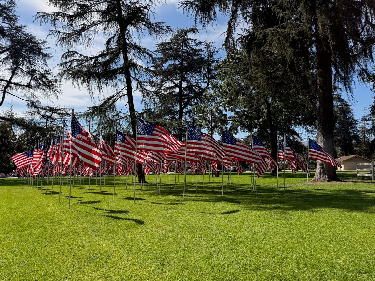 Field of Courage Debuts in La Verne to Honor Service Members, First Responders