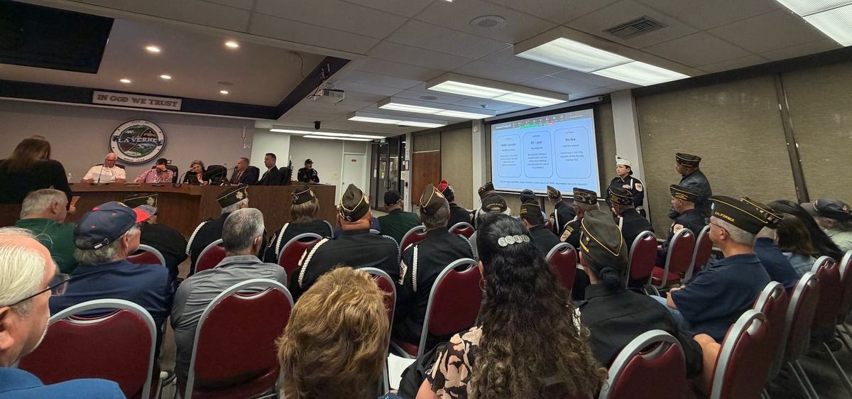 Oct. 5 City Council Recap Report: VFW Gets $1 Annual Fee; Council Adopts Disaster Mitigation Plan
