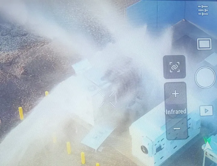 Firefighters Monitoring Second Battery Unit Overnight