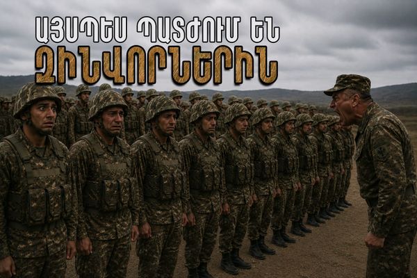 ԱՅՍՊԵՍ ՊԱՏԺՈՒՄ ԵՆ ԶԻՆՎՈՐՆԵՐԻՆ