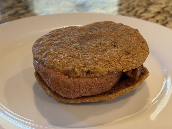 Chocolate Chocolate Chip Ice Cream Sandwiches