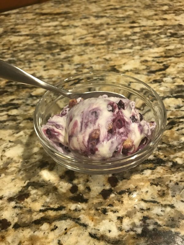 Blueberry Basil Crumble