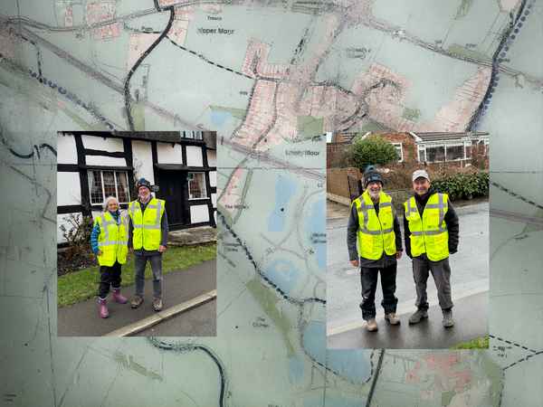 Pershore Rotarians walk with Peter