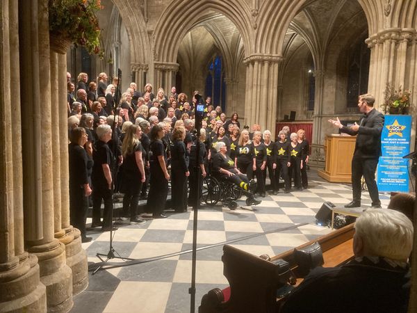 Rock Choir Concert Raises £1,300 for Pershore Riverside Centre