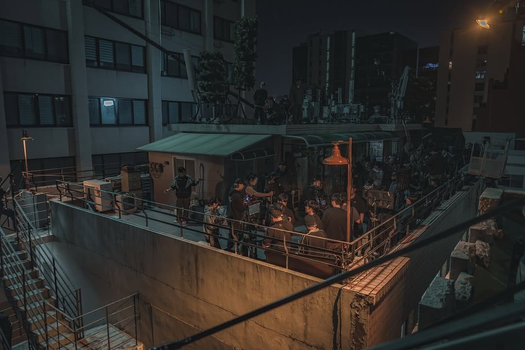 아진이 옥탑방 촬영 현장