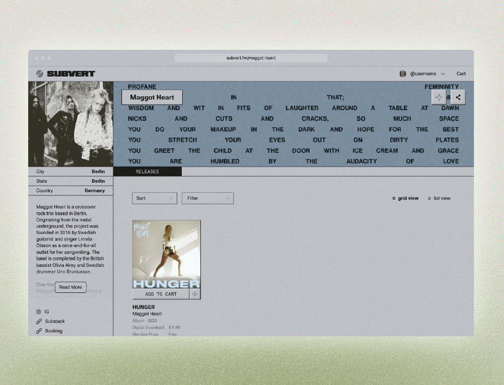 Platform Work in Progress
