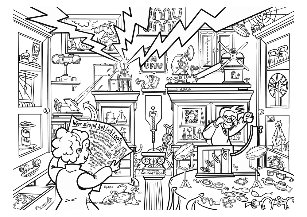 Onderzoek terwijl je kleurt: gratis kleurplaten