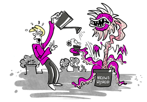 Hoe help je jongeren om nieuwswijs te worden? - een visueel verslag