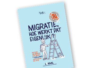 'Hoe Migratie Echt Werkt' van Hein de Haas, samengevat als strip.