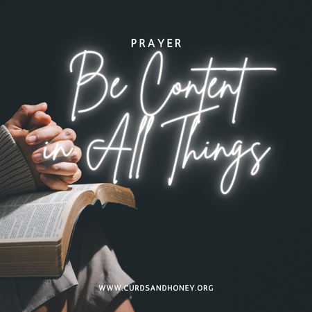 Image of: Be Content In All Things
