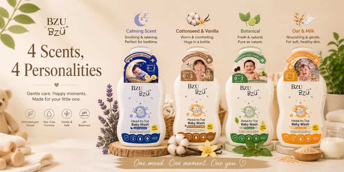 BZU BZU Baby Wash Comparison: Which Scent Is Best for Your Baby?