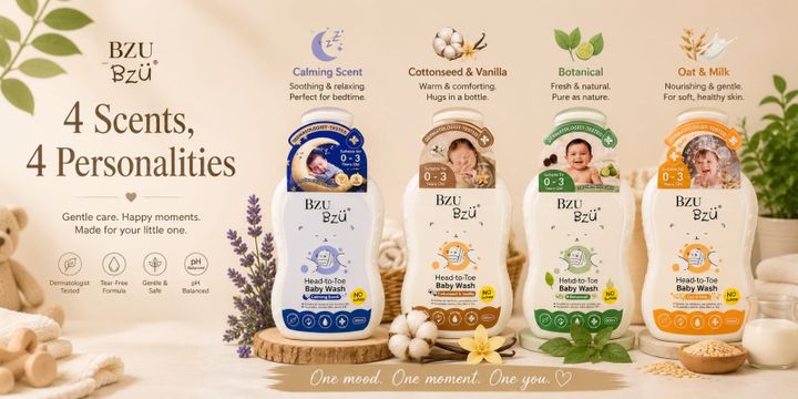 BZU BZU Baby Wash Comparison: Which Scent Is Best for Your Baby?