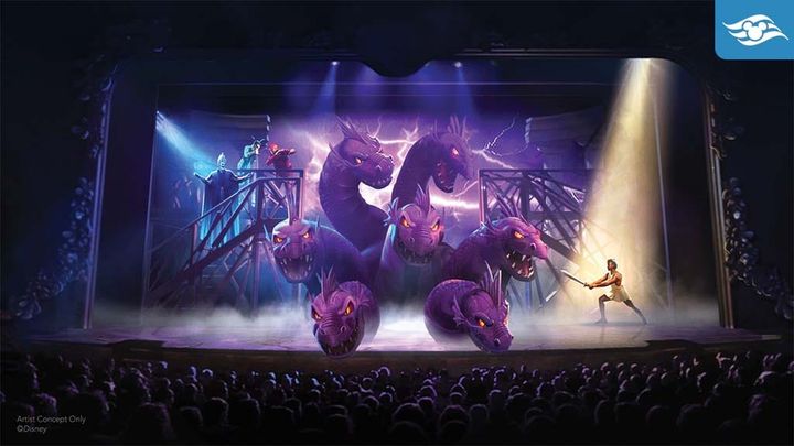 First Look at New ‘Disney Hercules’ Stage Show Aboard Disney Destiny