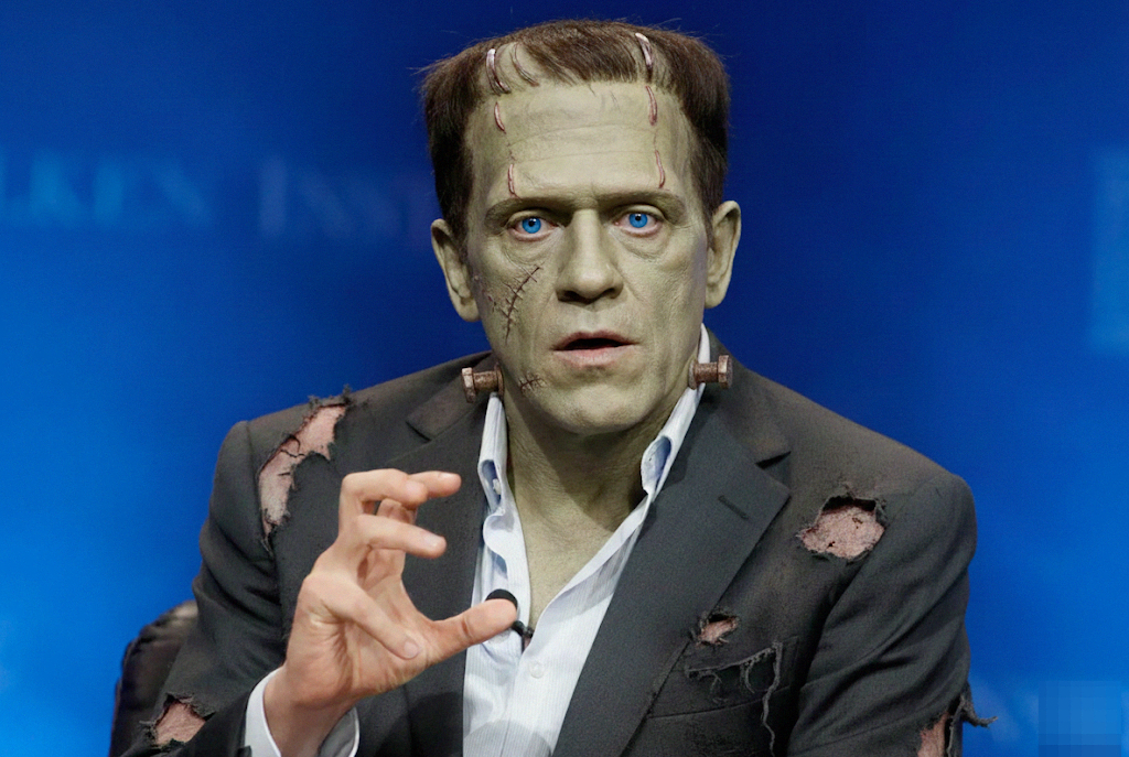 The Antichrist (Peter Thiel) is Frankenstein